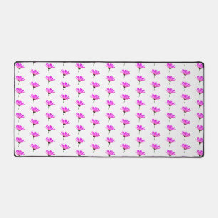 Pink Daisy Desk Mat