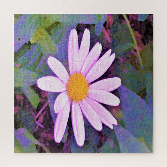 Pink Daisy Flower Jigsaw Puzzle (Vertical)