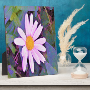 Pink Daisy Flower Plaque