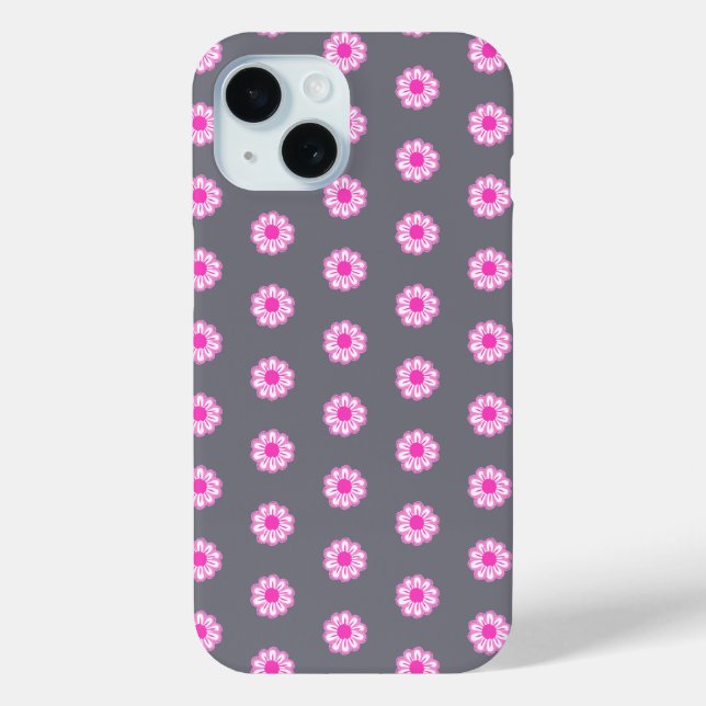 Pink Daisy Illustration Case-Mate iPhone Case (Back)