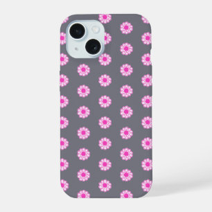 Pink Daisy Illustration iPhone 15 Case