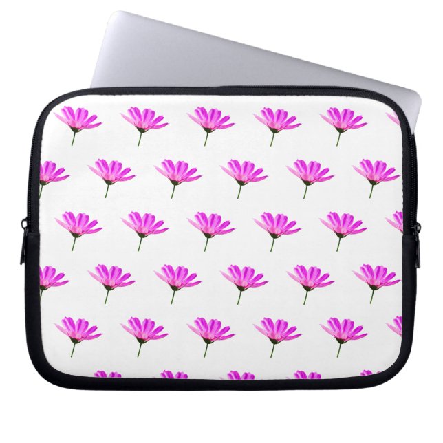 Pink Daisy   Laptop Sleeve (Front)