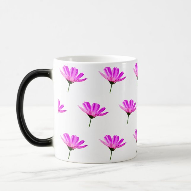 Pink Daisy  Magic Mug (Left)