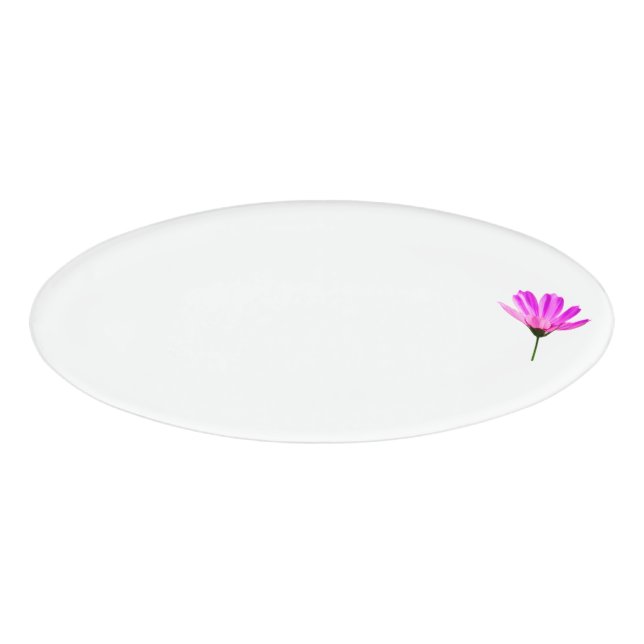 Pink Daisy   Name Tag (Front)