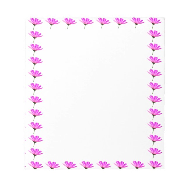 Pink Daisy   Notepad (Front)