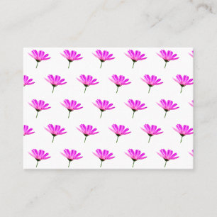 Pink Daisy  pattern Discount Card