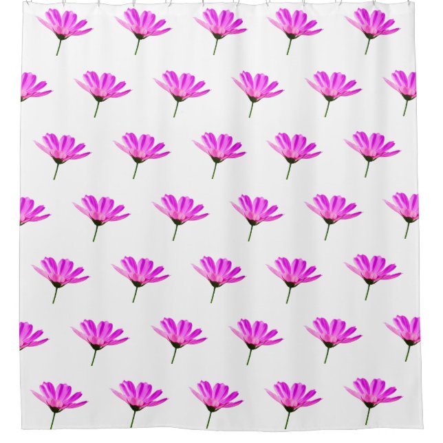 Pink Daisy   Shower Curtain (Front)