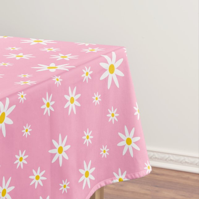 Pink Daisy Tablecloth (In Situ)