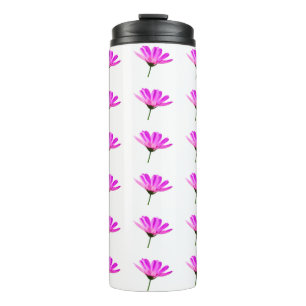 Pink Daisy Thermal Tumbler