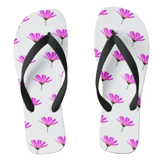 Pink Daisy  Thongs (Footbed)