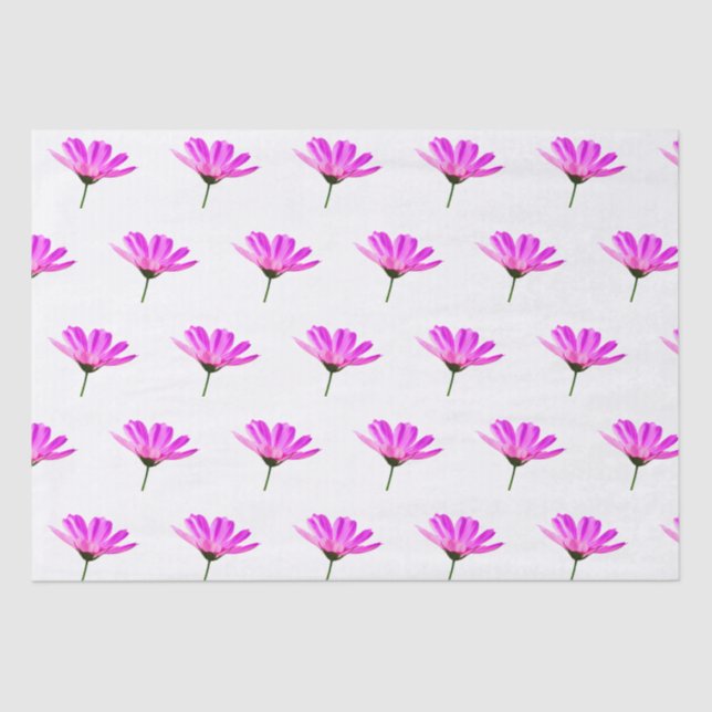 Pink Daisy  Tissue Paper (Front)