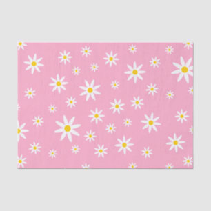 Pink Daisy Tissue Paper