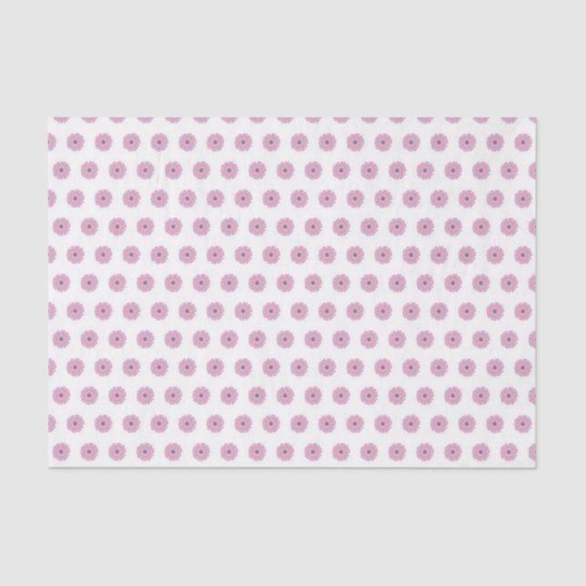 Pink Daisy Tissue Paper (Front)