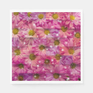 Pink Daisy Weave Napkin