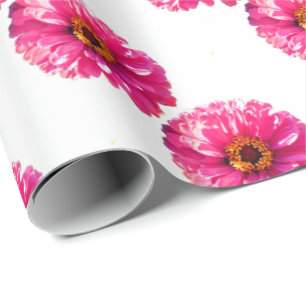 Pink Daisy Wrapping Paper