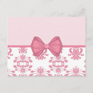 Pink Damask (17) Postcard