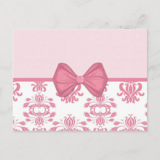 Pink Damask (17) Postcard