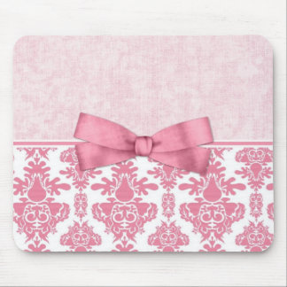 Pink Damask (2) Mouse Pad