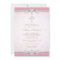 Pink Damask Cross First Communion