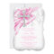 Pink Damask Cross First Communion