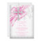 Pink Damask Cross First Communion
