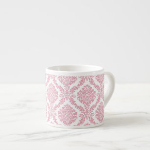Pink Damask Espresso Mug