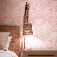 Pink Damask Pattern Coquette