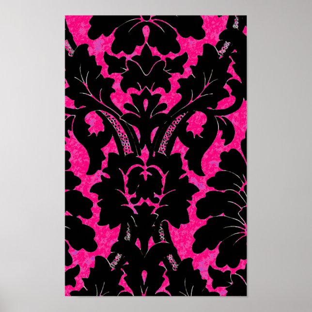 Pink Damask ~ Posters (Front)