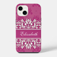 Pink Damask swirl name