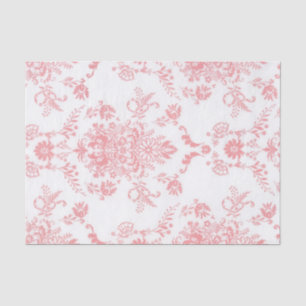 Pink Damask Tissue Paper
