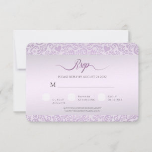 Pink Damask Wedding Thank You Photo Card