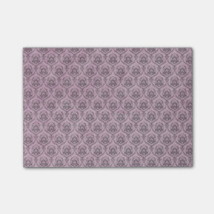 Pink Damasks Pattern Background Post-it Notes