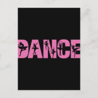Pink DANCE with Ballerina Cutouts