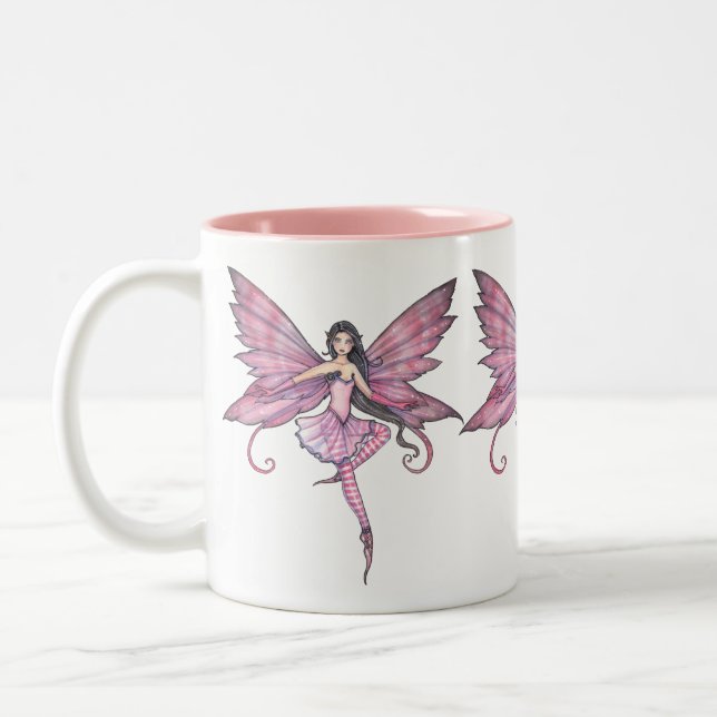 Pink Dancing Fairy Mug (Left)