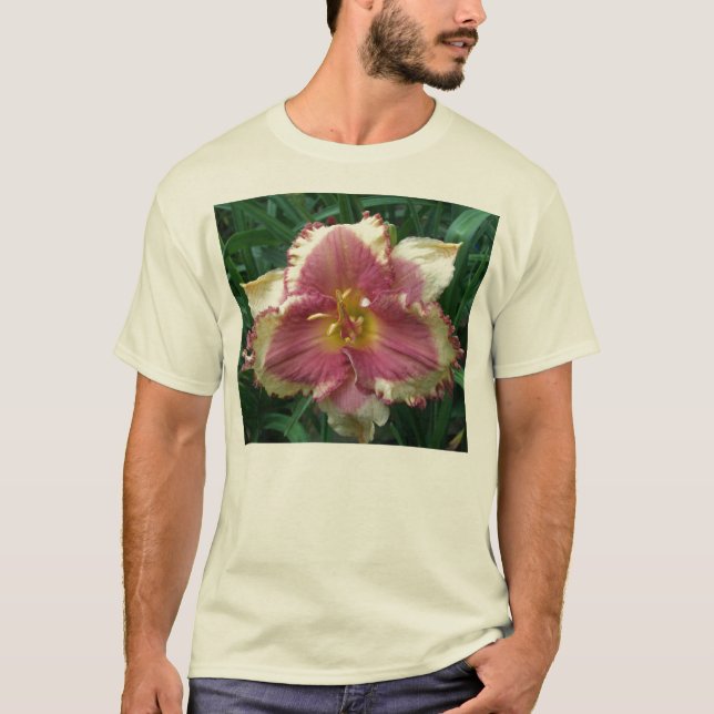Pink Daylily T T-Shirt (Front)