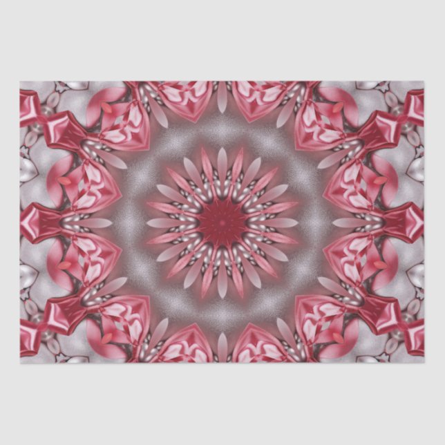 Pink Decorative Holiday Tissue Paper (Front)