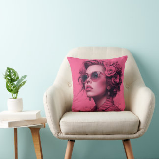 Pink decorative pillows