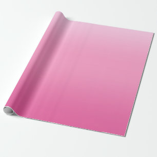 pink deep saturated graduated levels wrapping paper