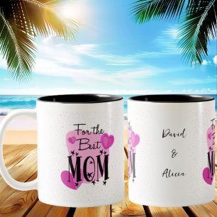 Pink Delicate Mother's Day Mug for the Best Mum