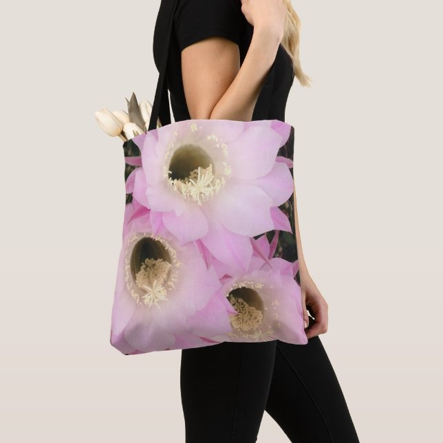 pink desert petal Tote (Close Up)