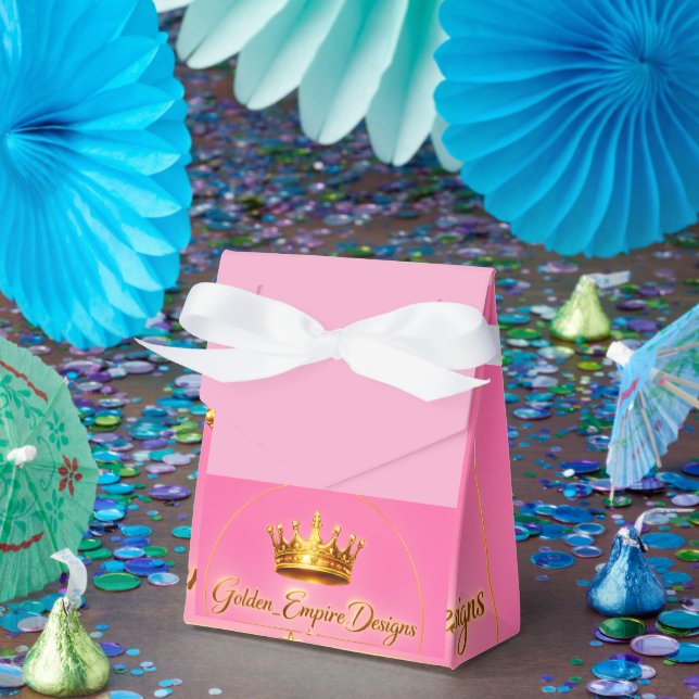 Pink detail that makes the difference favour box (Party)