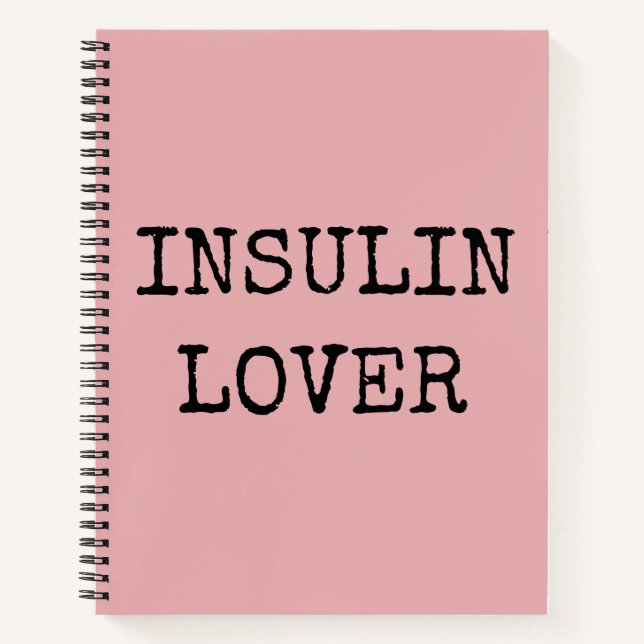 Pink diabetes notebook (Front)