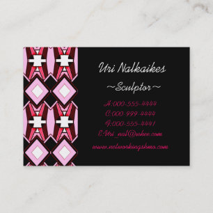 pink diamonds business card