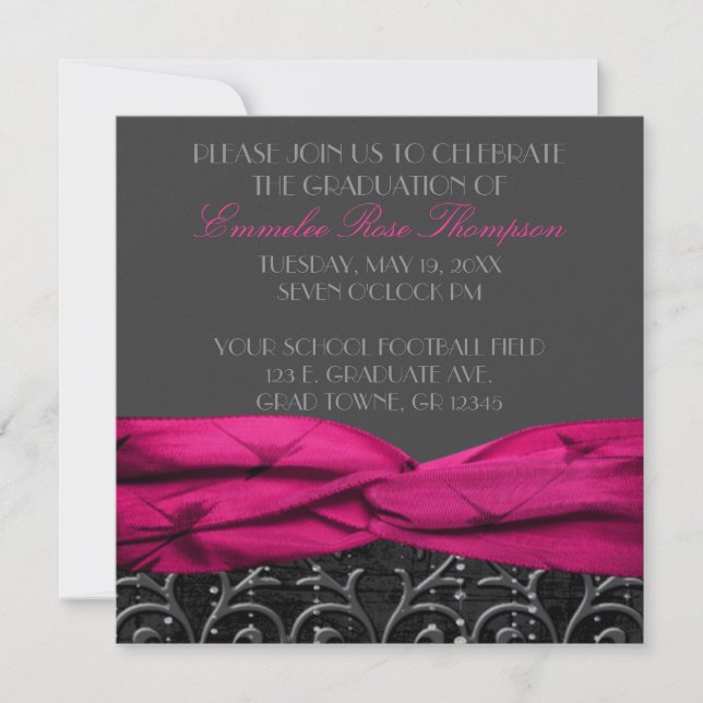 PINK DIAMONDS Invitation (Front)