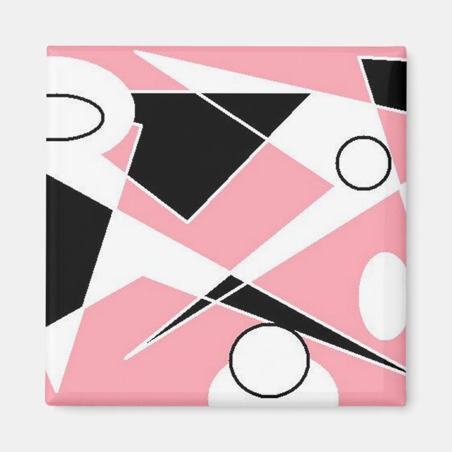 PINK DIGITAL ABSTRACT MAGNET (Front)