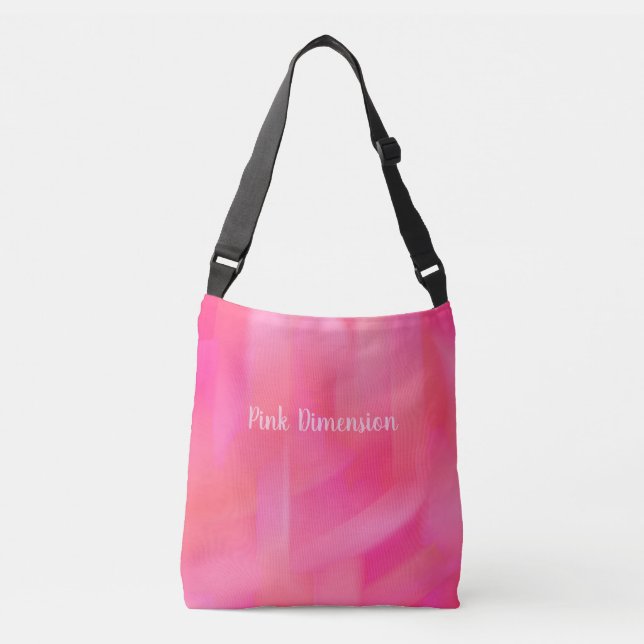 pink dimension crossbody bag (Front)