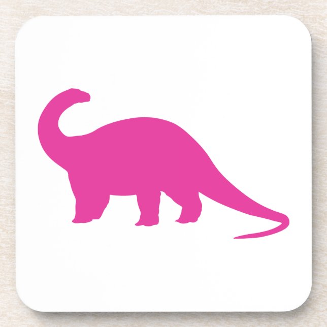 Pink Dinosaur Coaster (Front)