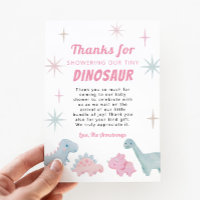 Pink Dinosaur Girl Baby Shower