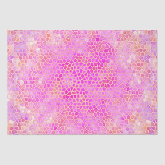 Pink Dinosaur Hide Tissue Paper (Front)