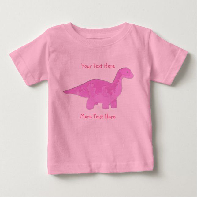 Pink Dinosaur Shirt (Front)